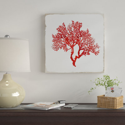 «Red Coral II», reproduction sur toile