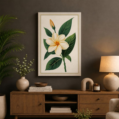 Magnolia Botanical - Wrapped Canvas