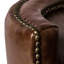 Fauteuil en cuir confortable avec accoudoirs confortables en cuir brun