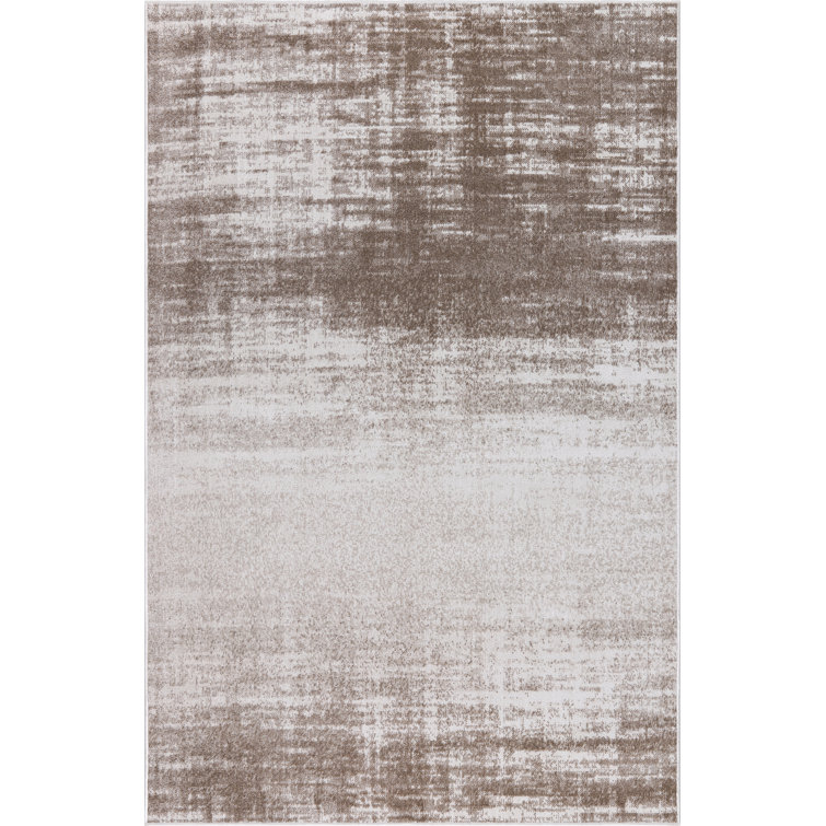 Machine Washable Nash Brown/Ivory Rug