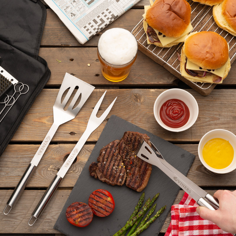 Viners Everyday 3-Piece Barbecue Tool Set