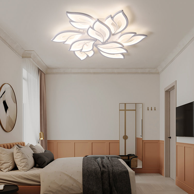 Bellewood Acrylic LED Flush Mount, White