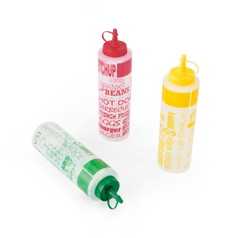 Farberware 3-Piece Condiment Squeeze Bottles Set