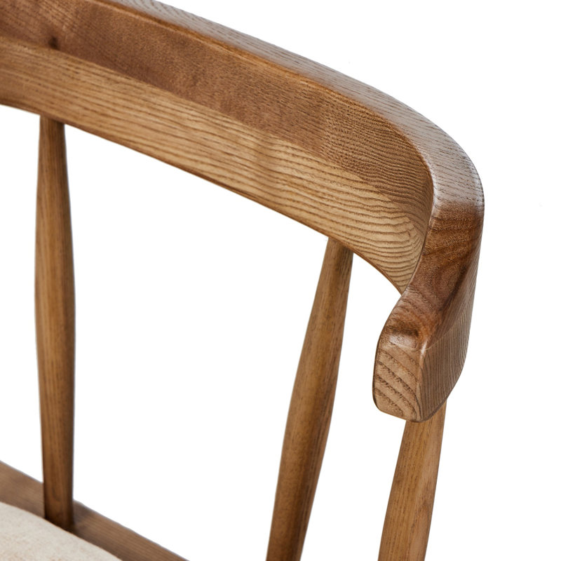 Colter Leather Dining Chair, Amber Ash, Amber Ash