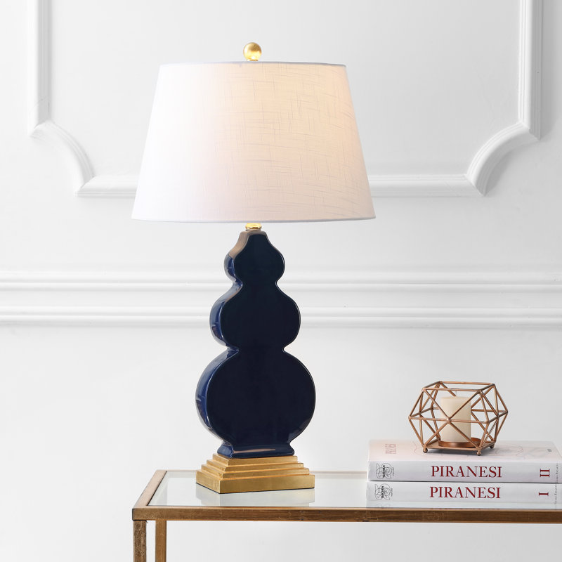 Hersom Lamp, Navy/Gold