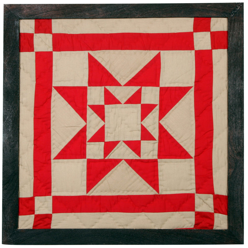 Washington Abstract Wall Decor, Red/Beige