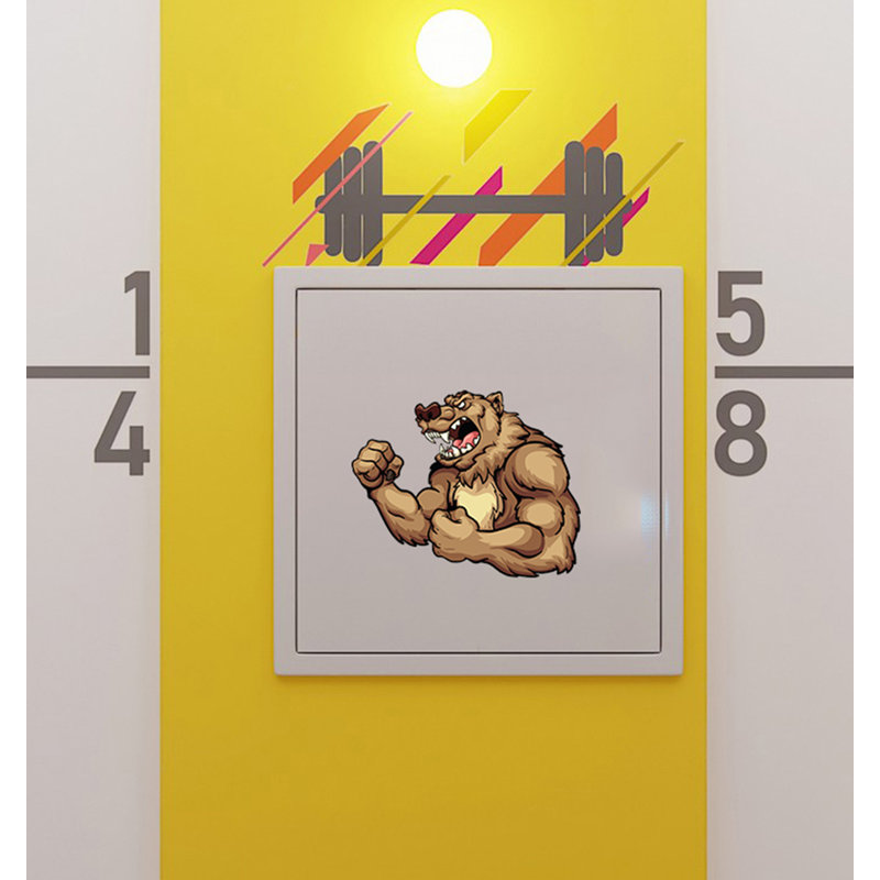 Wall Decal, 10" H x 10" W