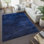York Rug Blue
