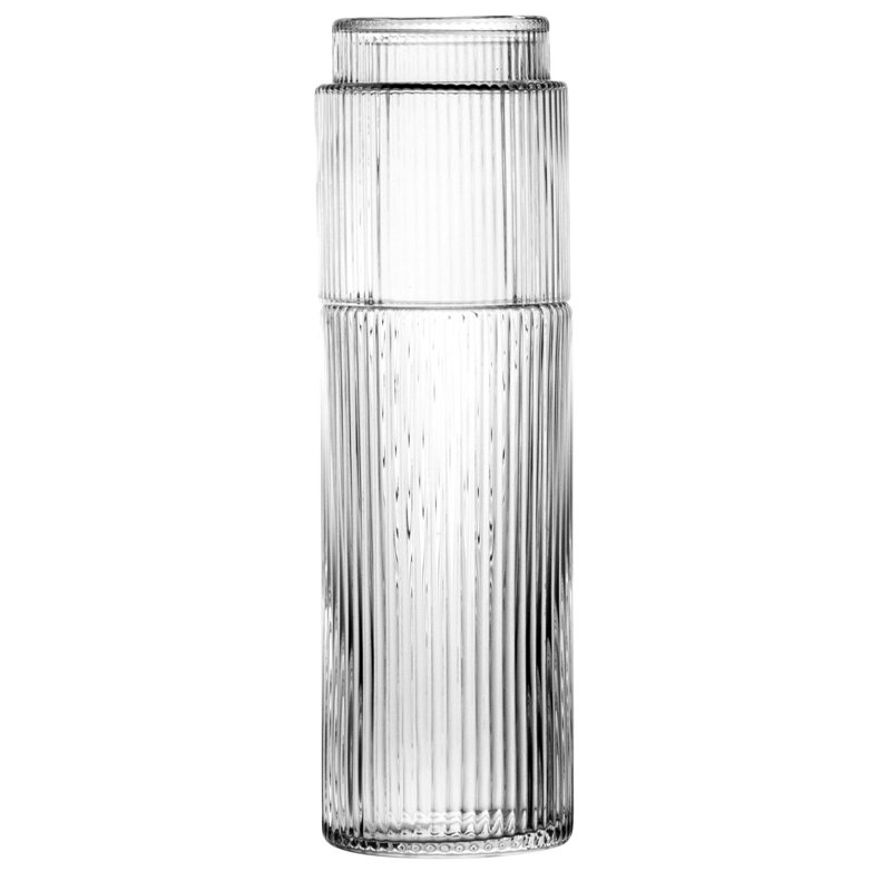 Carafe et ensemble de table en verre Oz., Transparent