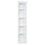 Tablette d'angle de 83,4 po de hauteur