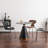 Black Round Sintered Stone Dining table-1798077592