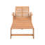 Ensemble de chaises longues 2 pièces en bois d'acacia T Wilson-124886491
