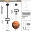 Mini-luminaire suspendu moderne 2 lumières Yashal-573783283-573783284