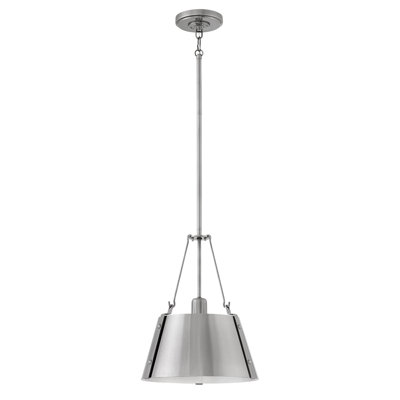 Cartwright Small 1-Light Drum Pendant w/ Bold Rivets