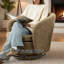 Fauteuil d'appoint pivotant à 360 degrés Tweed-1761013654