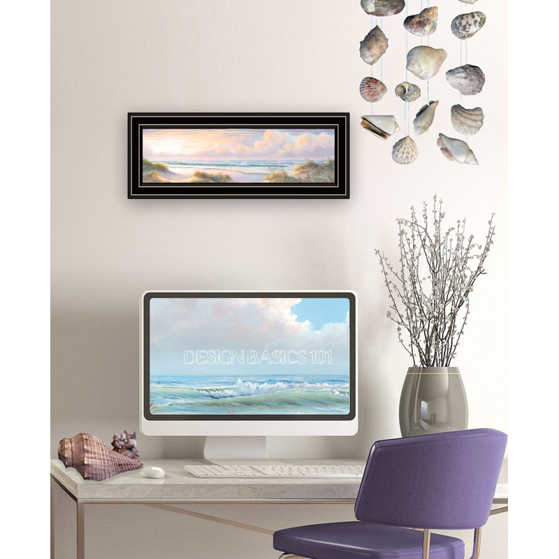 Georgia Janisse Seascape II Black Framed Landscape Print Wall Art