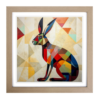 Hare Constructivism No.1 - Framed Print