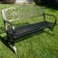 Banc de parc extérieur en métal Lundin-171661443