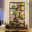 Alvine 179cm H x 99.9cm W Metal Geometric Bookcase-1001675529