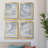 " Sky Blue I " 4 - Pieces Painting Print-932016178-932016190
