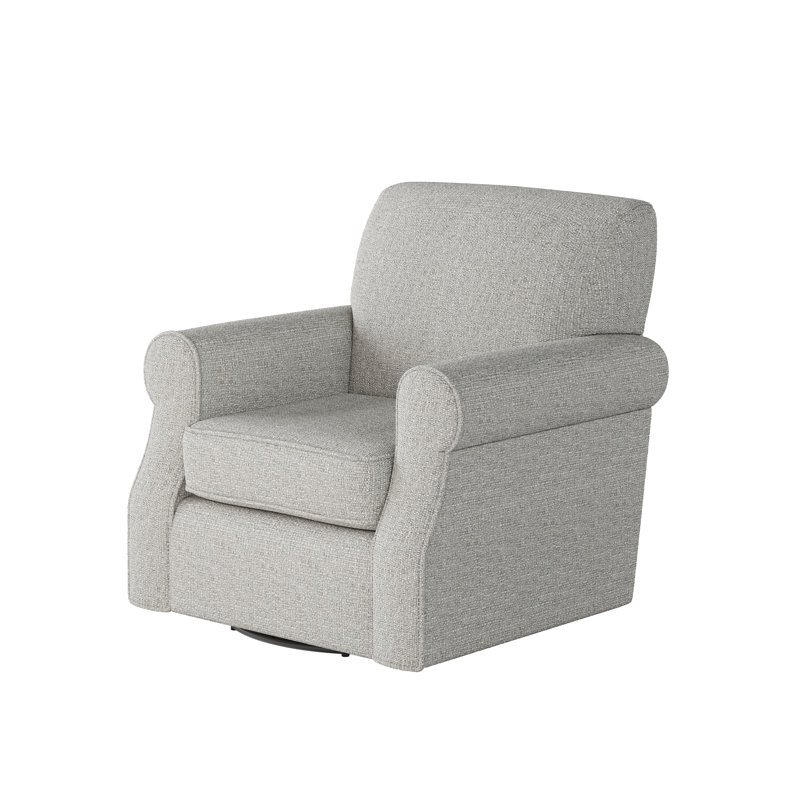Silverlock Polyester Swivel Armchair, Sugarshack Gunmetal Revolution®