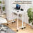 Folding Desk Small Rolling Desk with Storage Shelf and Wheels for Small Spaces-389570569-389570566