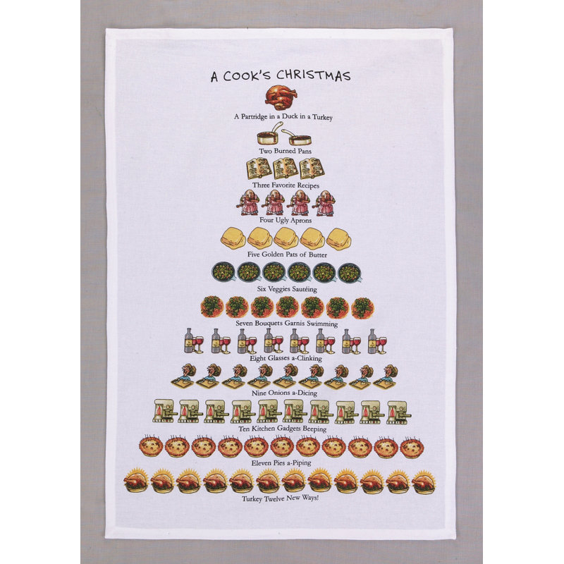 Serviette de noël pour le thé de cuisine