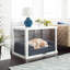Lit pour chien refroidissant avec grands traversins amovibles et housse lavable Tucker Murphy Pet ™