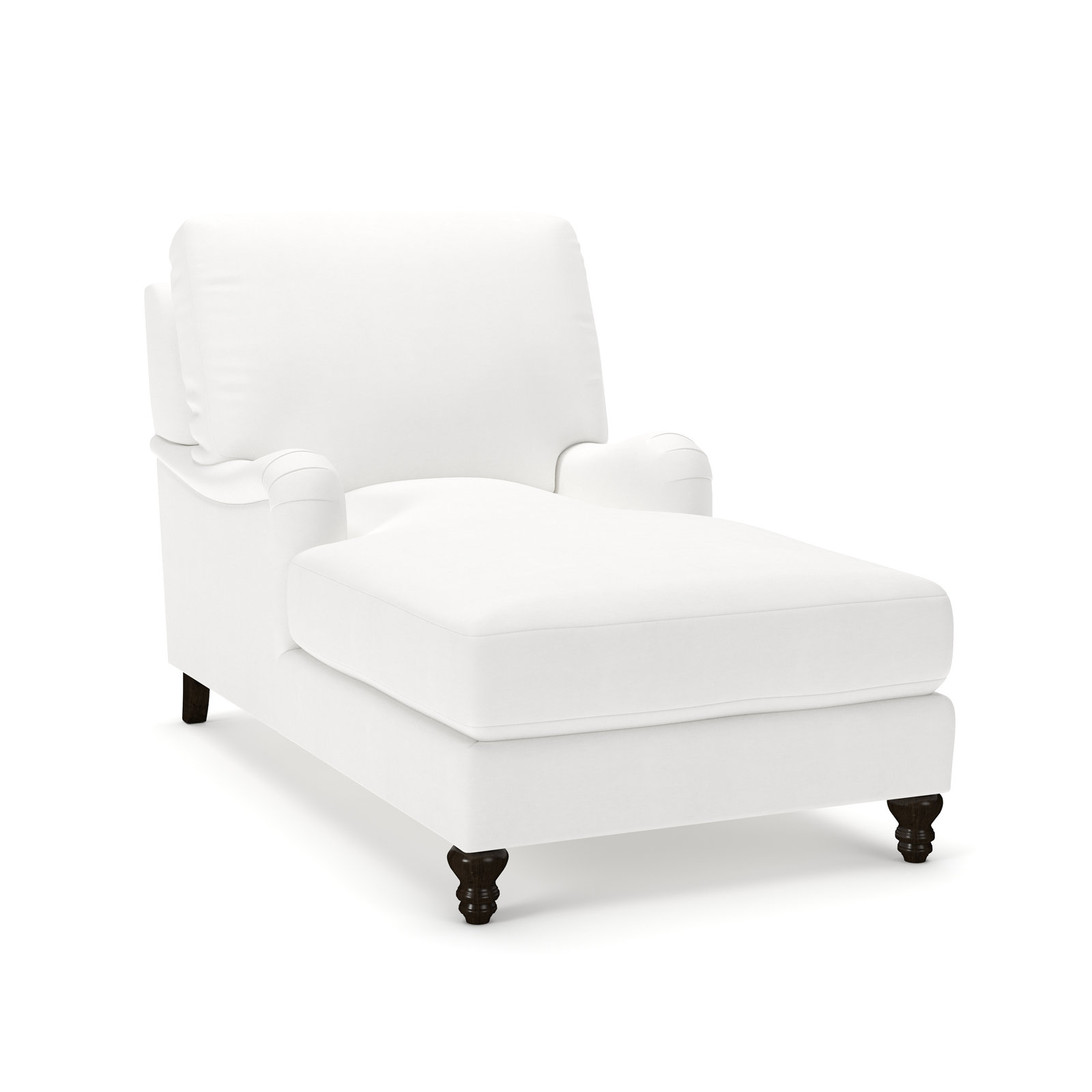 Walters Chaise Lounge, Bayou Off White Canvas