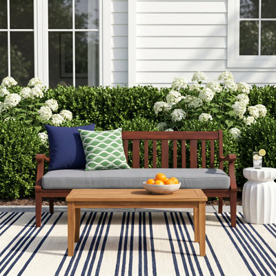 Dowling 69.5" Wide Outdoor Patio Daybed with Cushions