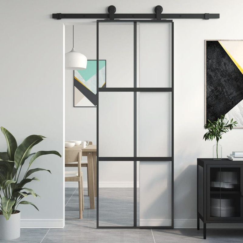 Admore Glass Sliding Doors, 205cm H x 76cm W