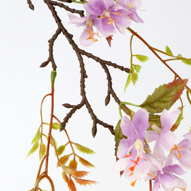 Arbre bégonia artificiel réaliste. Plante de 4,6 pi (140 cm) en fausse soie avec des feuilles réalistes et luxuriantes. Décoration intérieure / extérieure en pot pour la maison et le bureau