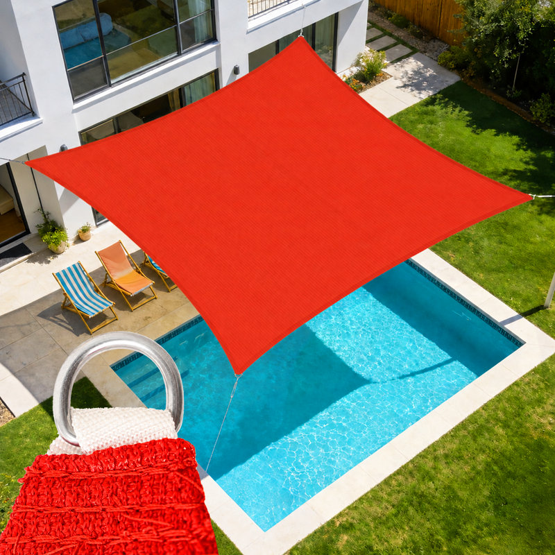 Toile d'ombrage rectangulaire Royal, Rouge, 16 pi x 8 pi