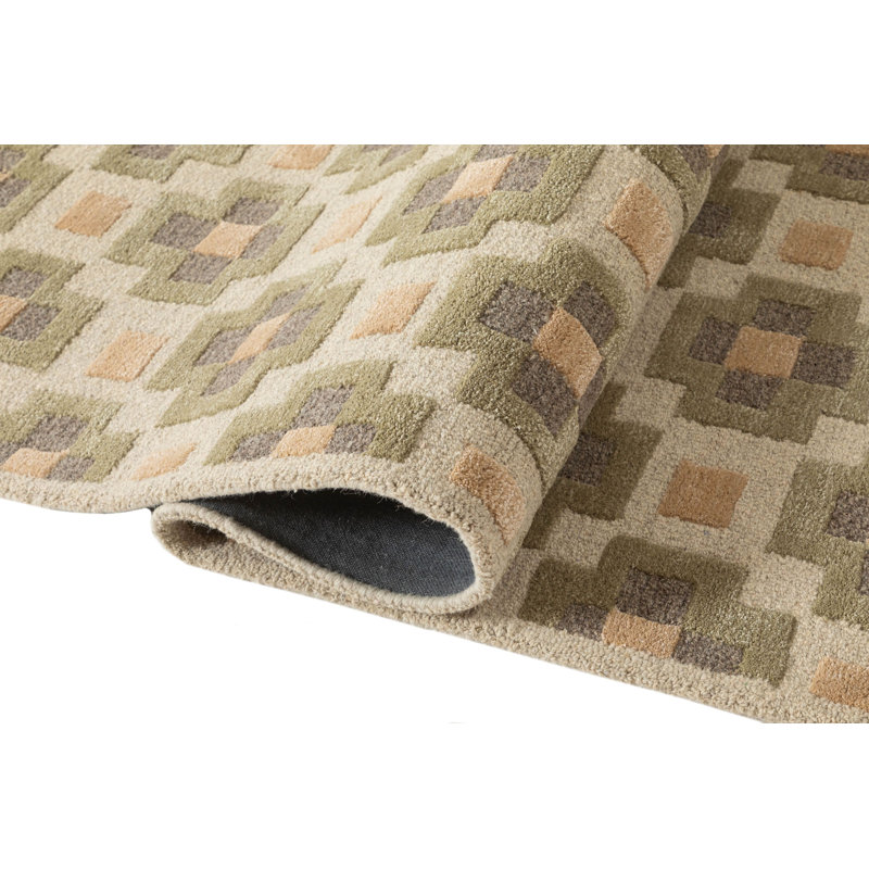 Retro Area Rug, Rectangle 7'9" x 9'9"