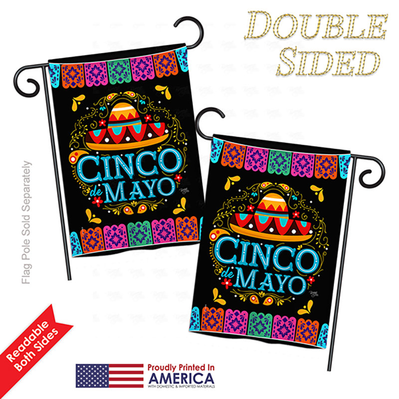 Double Sided 18.5'' H x 13'' W Polyester Garden Flag