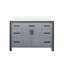 Meuble-lavabo avec comptoir en quartz blanc-1830973433