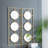 3 Mirror Piece Wall Mirror in Rectangular Frame-145056202-145056203