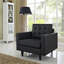 Chaise avec accoudoirs en cuir Modway Empress-378431262