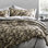  Ensemble de housse de couette standard en coton
