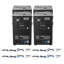 Cold Spark Firework Machinex4 700W 6.6-16.4ft Stage DJ Wedding Event Party