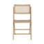 Chaises pliantes en rotin de canne de qualité commerciale Aayah avec structure et siège en bois massif-2135090133