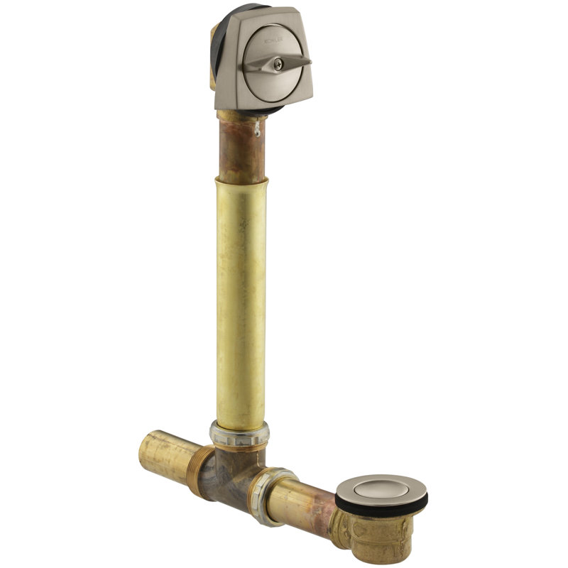 Drain de baignoire Clearflo, Bronze brossé éclatant