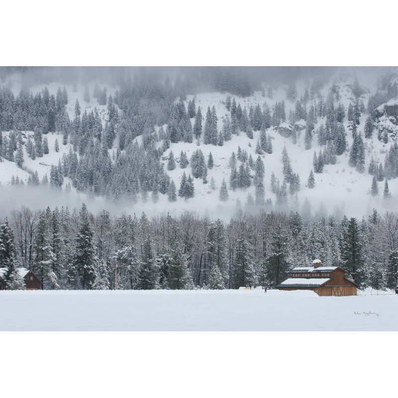Methow Valley Barn by Alan Majchrowicz - Wrapped Canvas Print, 30cm H x 46cm W