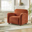 Titouan 35'' Wide Lamb Wool Upholstered Teddy Armchair with Solid Wood Legs-366004507