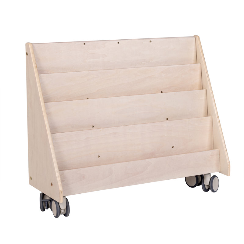 Birch 4-Shelf Scratch Resistant Kids Book Display