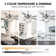 52" Chantalle 5 - Blade LED Standard Ceiling Fan with Remote Control and Light Kit Included