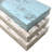 Sorbus 16" Long Floating Shelves with Invisible Mounting - Set of 3, Blue/White-163199769