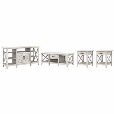 Huckins 4 - Piece Living Room Table Set