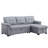 Beuna 83.5" Modern Reversible Sleeper Sectional Sofa with Storage Chaise-346567177