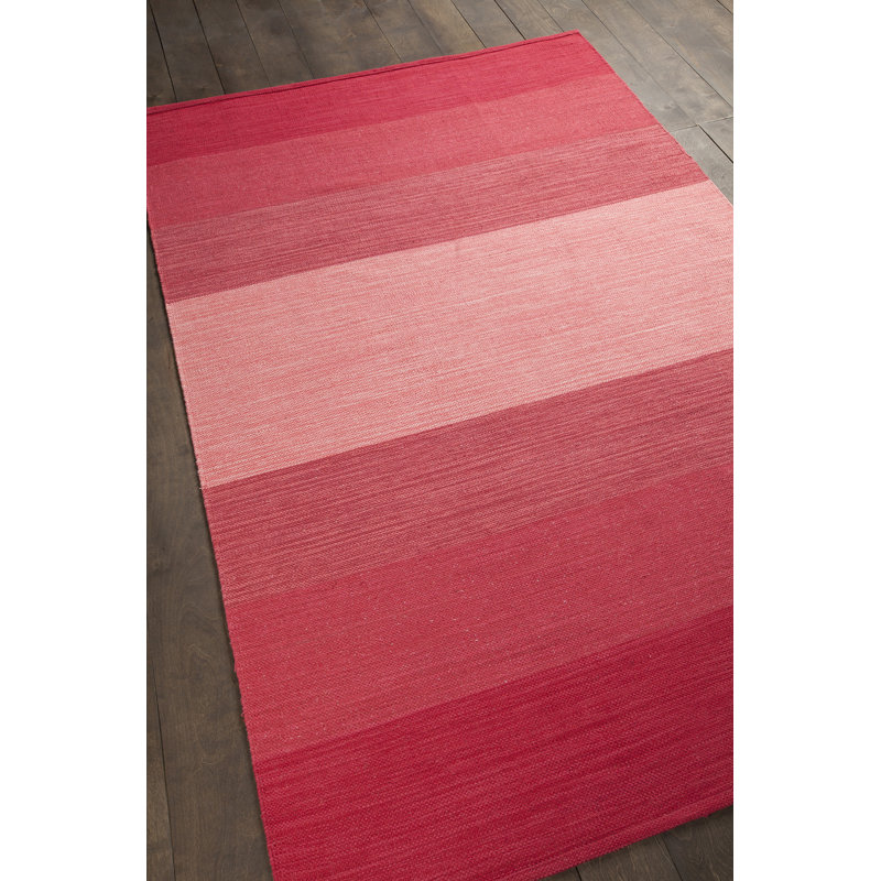 India Hand Loomed Cotton Modern Area Rug, Rectangle 7'9" x 10'6"